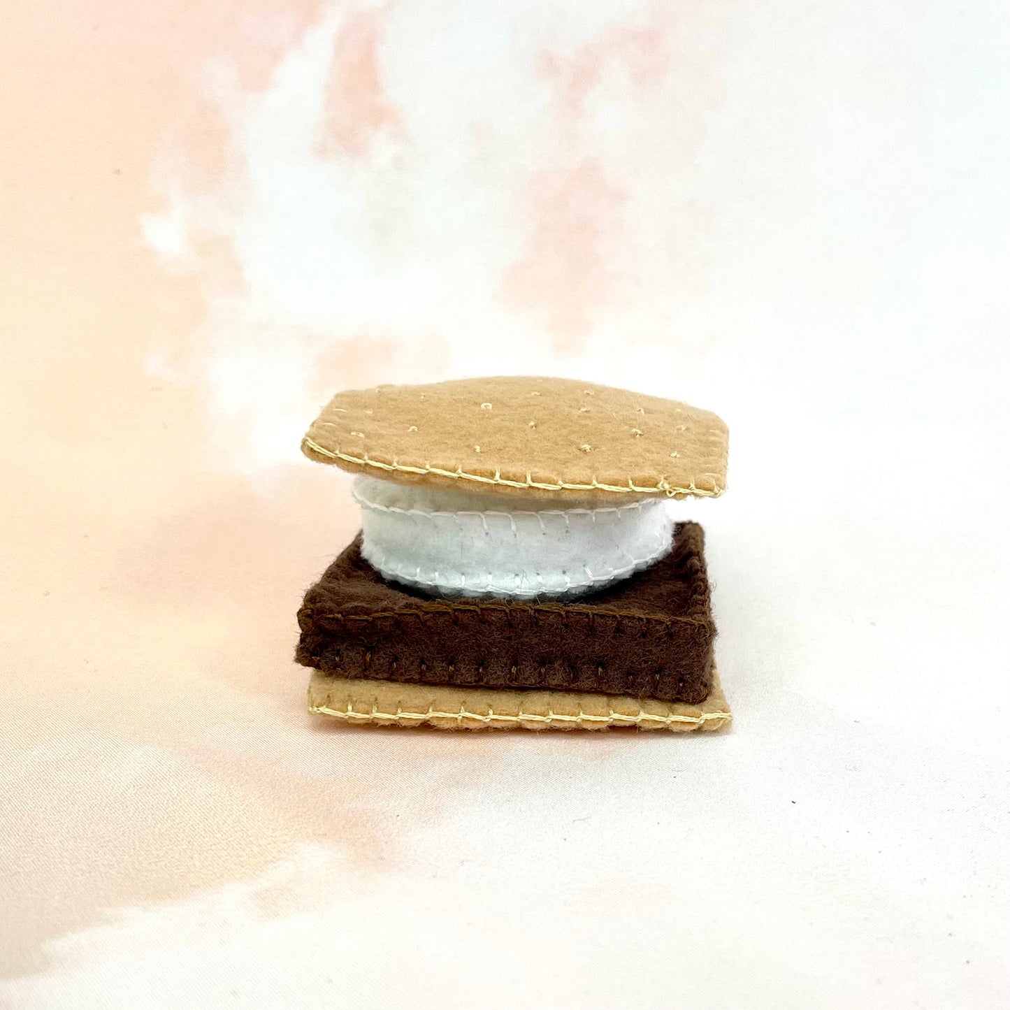 S'more and Marshmallow on a Stick Combo Felt Food Play Set