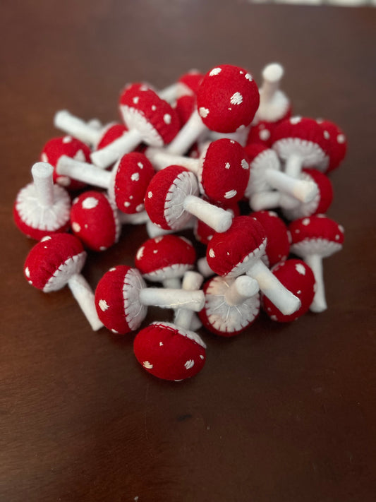 Lil Whimsical Mushrooms - Set of 4