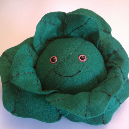 Cute Cabbage or Lettuce Felt Plush